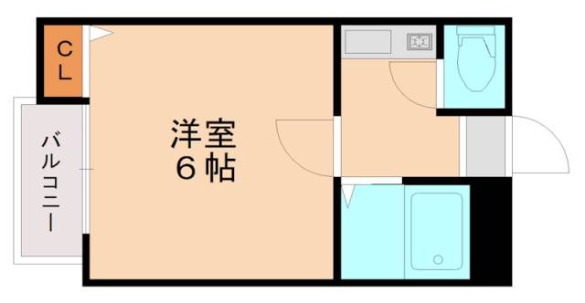 福岡市東区名島のマンションの間取り