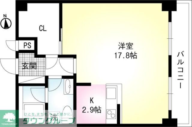 足立区綾瀬のマンションの間取り