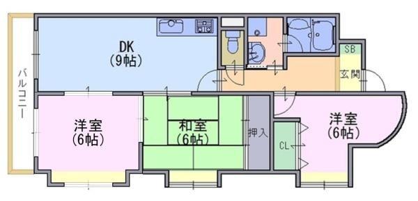 ベルベデール向日町の間取り