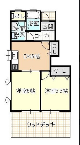 センタービレッジEASTの間取り