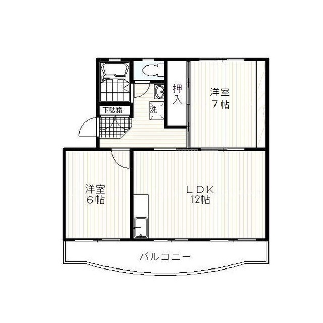 青山ハイツ　Ｂ棟の間取り