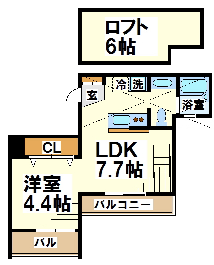 ラルゴ白糸台の間取り