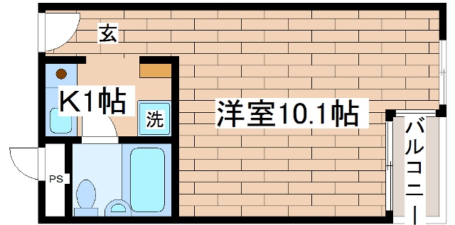 神戸市中央区港島中町のマンションの間取り