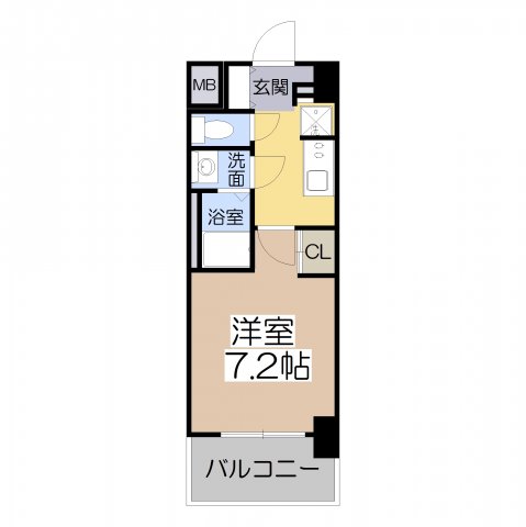 エスリードコート阿倍野昭和町の間取り