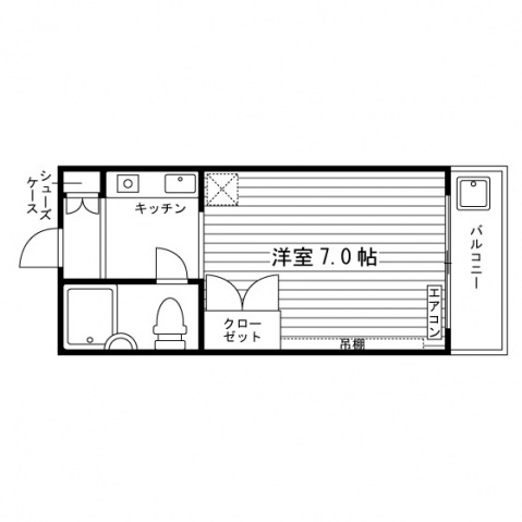 スタジオMの間取り