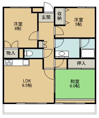 エクセレント６の間取り