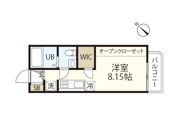 イリス草津東の間取り