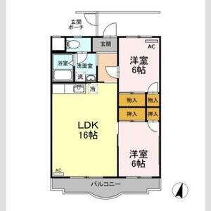 胡蝶羽根井の間取り