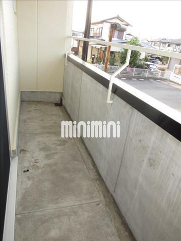 バルコニー　明るいベランダです。