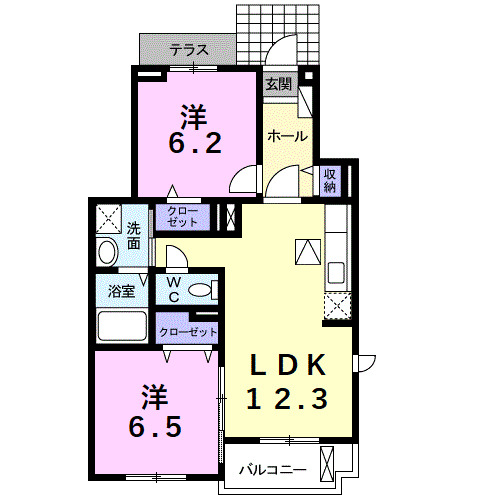 モンテローザIの間取り