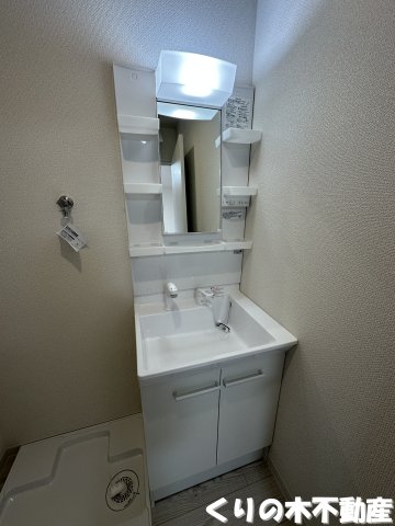 洗面設備　広い洗面スペース
