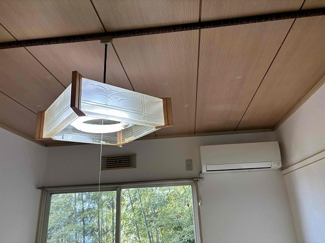 その他　照明・エアコン（西側和室）