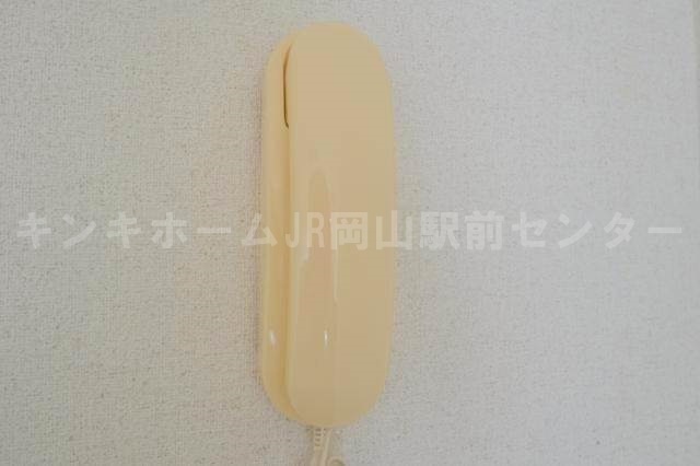 セキュリティ　訪問は音声で確認できます