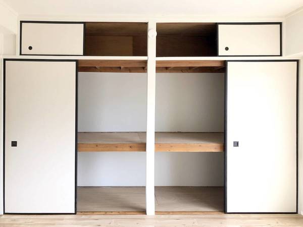 収納　モデルルームの写真です