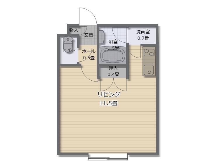 グリーンストーンの間取り写真