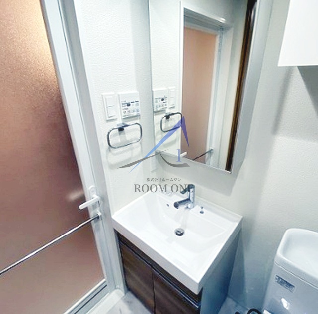 洗面設備　洗面台です。