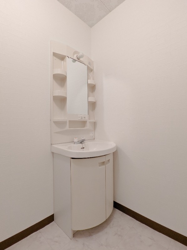 洗面設備　図面と現状に相違がある場合には現状を優先