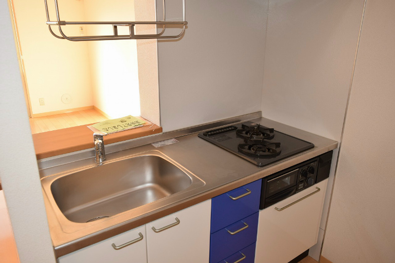 キッチン　2口コンロ付