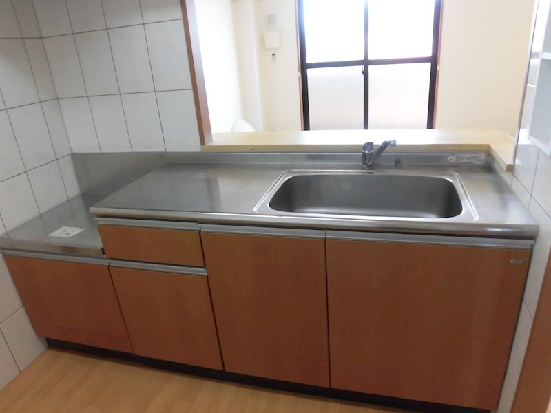 キッチン　ガスコンロ設置可