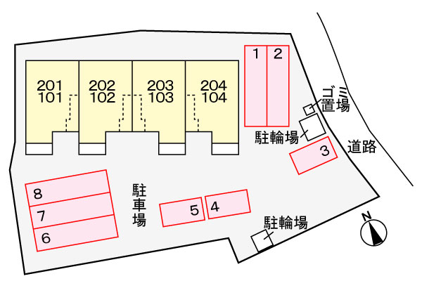 駐車場　☆敷地内に駐車場があります☆
