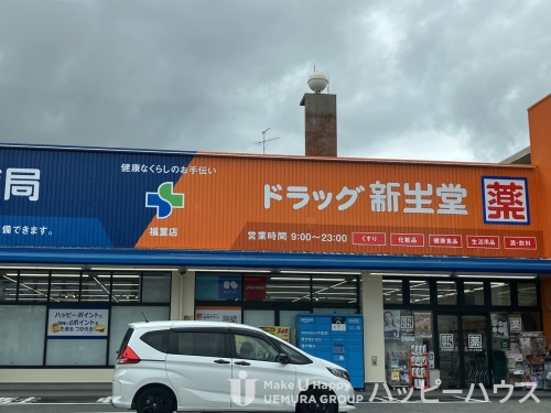 ドラックストア　ドラッグ新生堂福重店（ドラッグストア）まで350m