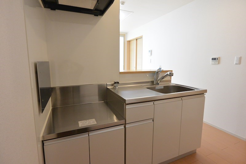 キッチン　2口ガスコンロ設置可能