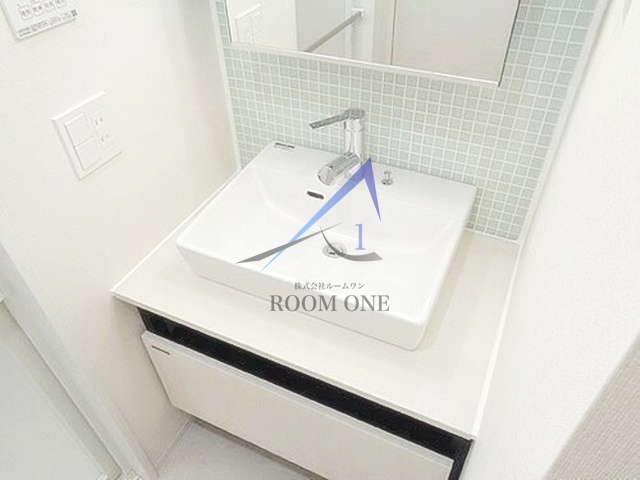 洗面設備　洗面台です。