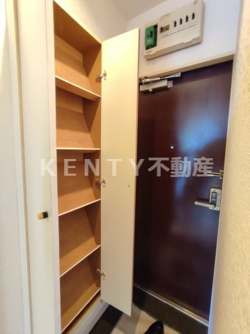 収納　たっぷりとした収納スペースです