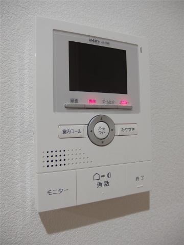セキュリティ　安心のモニター付きインターホンです♪