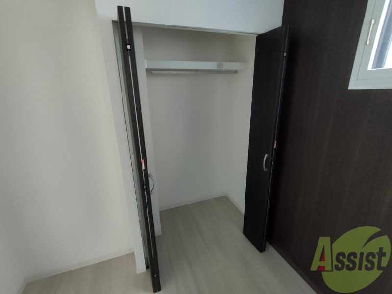 収納　寝室のクローゼットにもたくさん収納出来ますね！