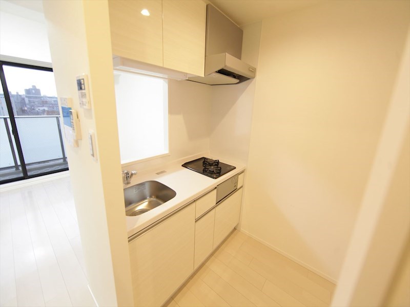 キッチン　システムキッチン（ガス2口コンロ付）カウンターキッチン