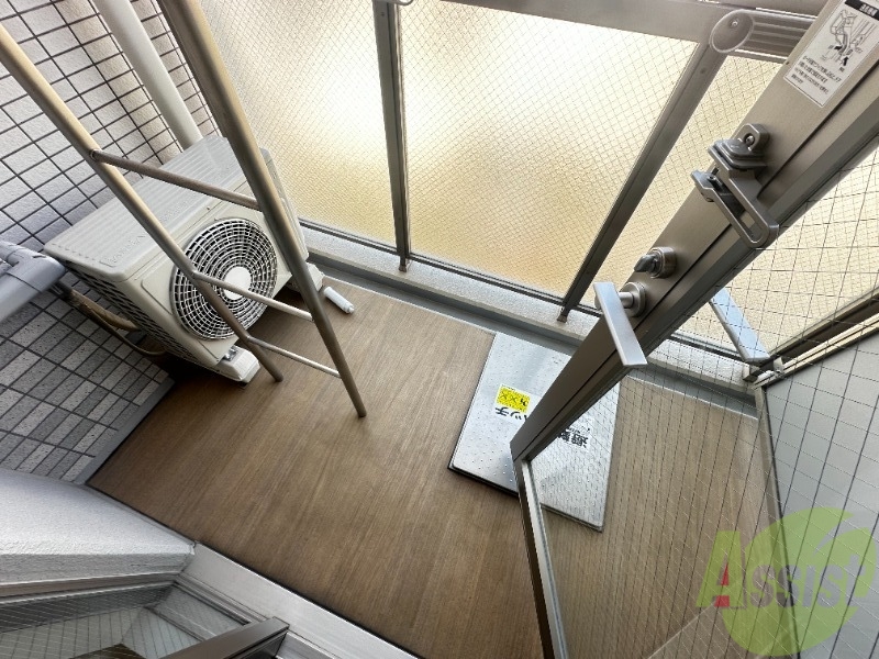バルコニー　通風良好です