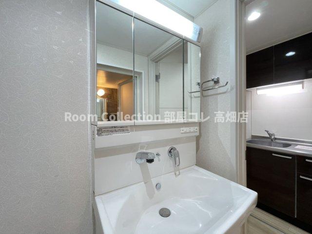 洗面設備　※同物件他部屋写真　反転・色違いの場合有　現状優先