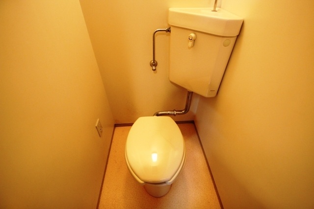 トイレ　写真は別号室のものです。