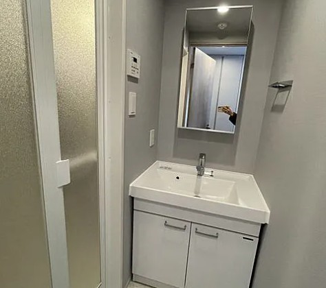 洗面設備　洗面所です