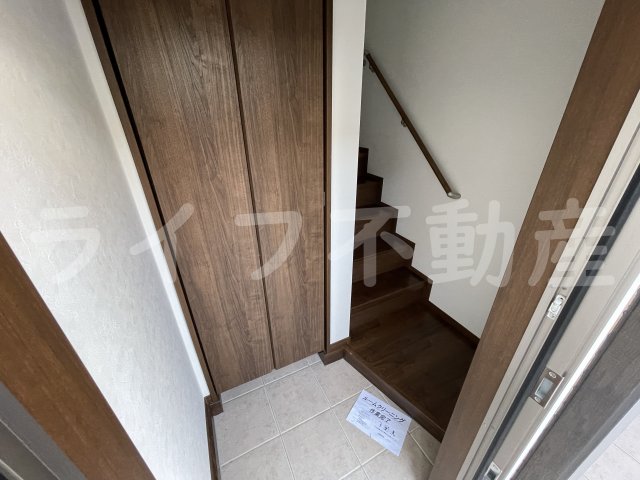 玄関　ゆったりとした玄関です