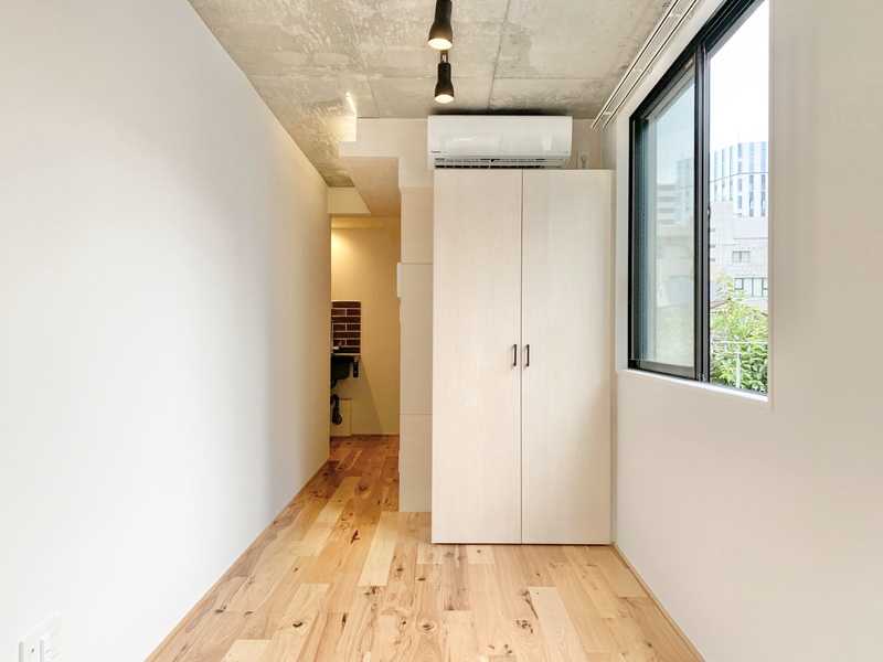 収納　生活感を抑えた収納付き