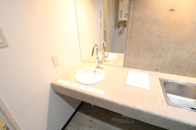 洗面設備　洗面台！