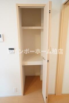 収納　ちょっとした収納スペースも充実しています