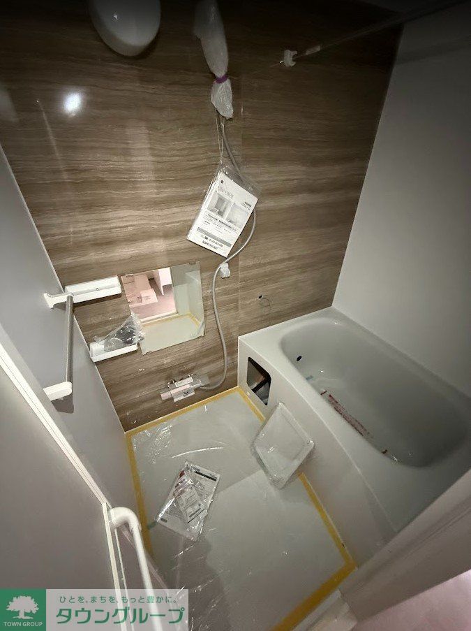 バス・シャワールーム　建築中