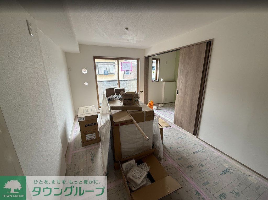 居室・リビング　建築中