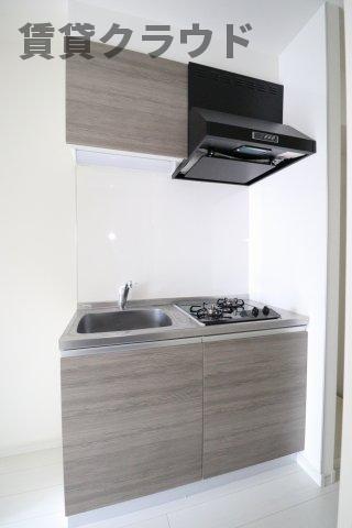 キッチン　汚れが目立ちにくい色合いとおしゃれさを兼ね備えたキッチンです