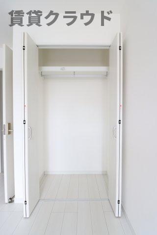 収納　たっぷりとした収納スペースです
