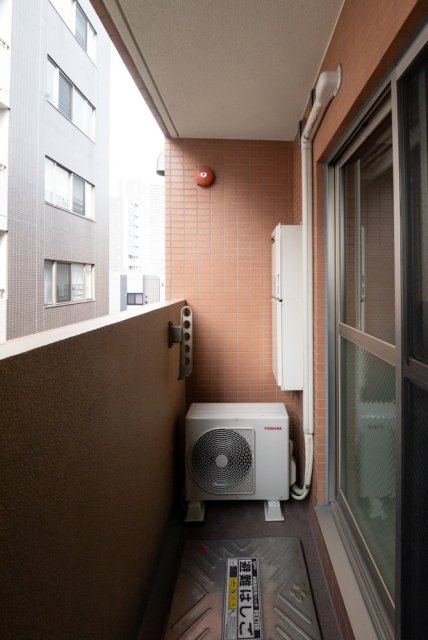 バルコニー　落ち着いた時間を過ごせるバルコニーです