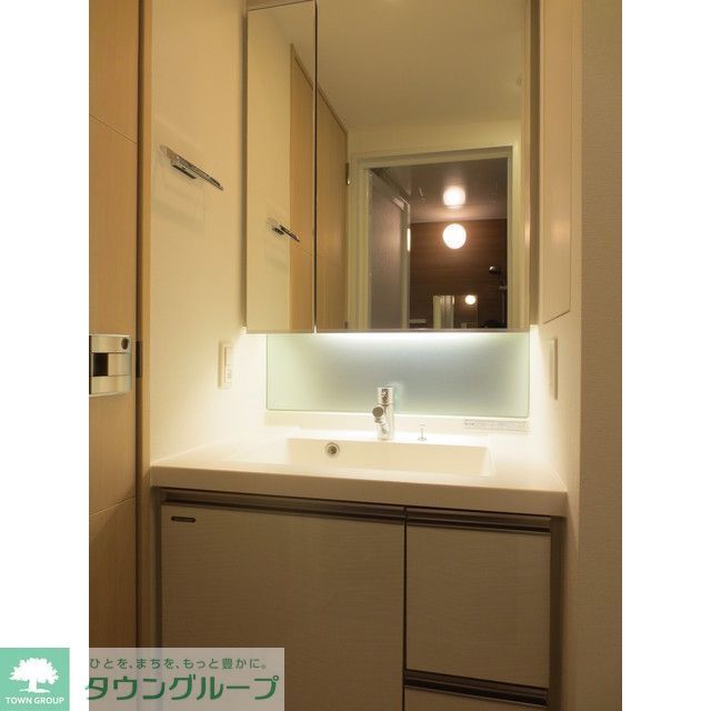 洗面設備　同タイプのお部屋