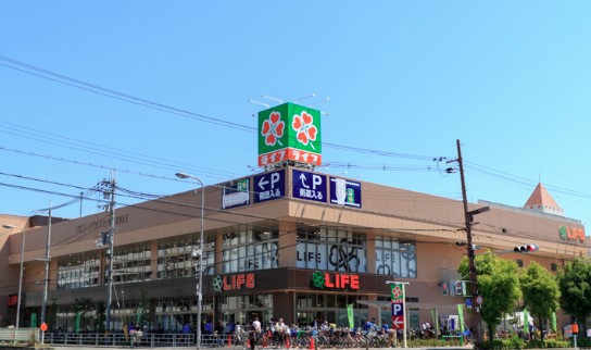 スーパー　ライフ西淡路店（スーパー）まで1384m
