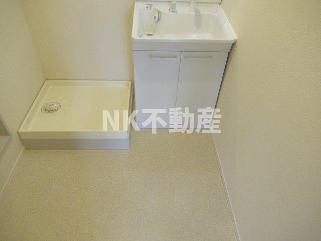 洗面設備　使いやすい洗面所です