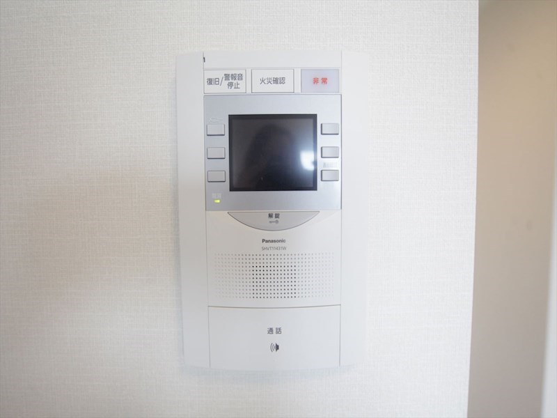 セキュリティ　ＴＶモニター付インターホン　イメージ写真