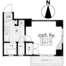 ＪＲ東海道本線 藤沢駅 徒歩8分 10階建 築24年の間取り写真