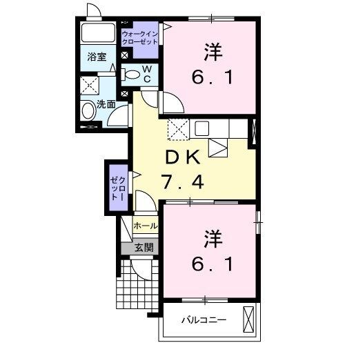 ＪＲ常磐線 柏駅 バス乗車時間：20分 最寄りバス停で下車 徒歩4分 2階建 築15年の間取り写真